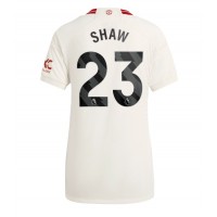 Manchester United Luke Shaw #23 Replica Third Shirt Ladies 2023-24 Short Sleeve